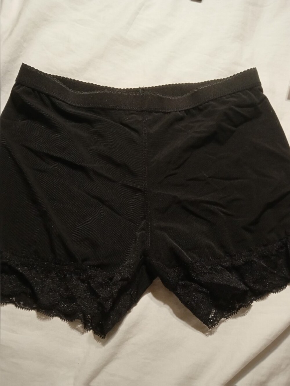 Black Lace-Trim Women’s Cotton Butt Padded Underwear